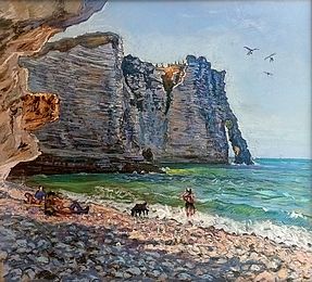 Etretat - Falaise d'Aval Etretat - Falaise d'Aval